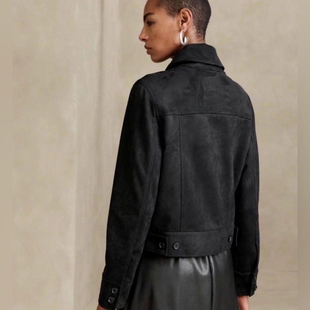 Banana Republic Vegan Suede Jacket - Picture 4 of 7